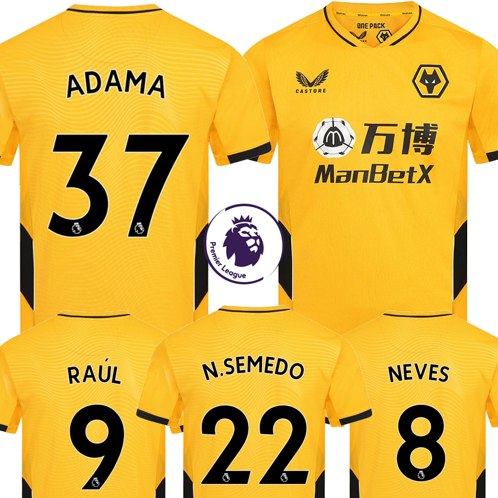 21 22 Wolves Soccer Jerseys SEMEDO RAUL NETO NEVES 2021 2022 Wanderers J.OTTO PODENCE Wolverhampton Football Shirts ADAMA Men + Kids Kits Uniforms, Home
21 22 Wolves Soccer Jerseys SEMEDO RAUL NETO NEVES 2021 2022 Wanderers J.OTTO PODENCE Wolverhampton Football Shirts ADAMA Men + Kids Kits Uniforms, Home