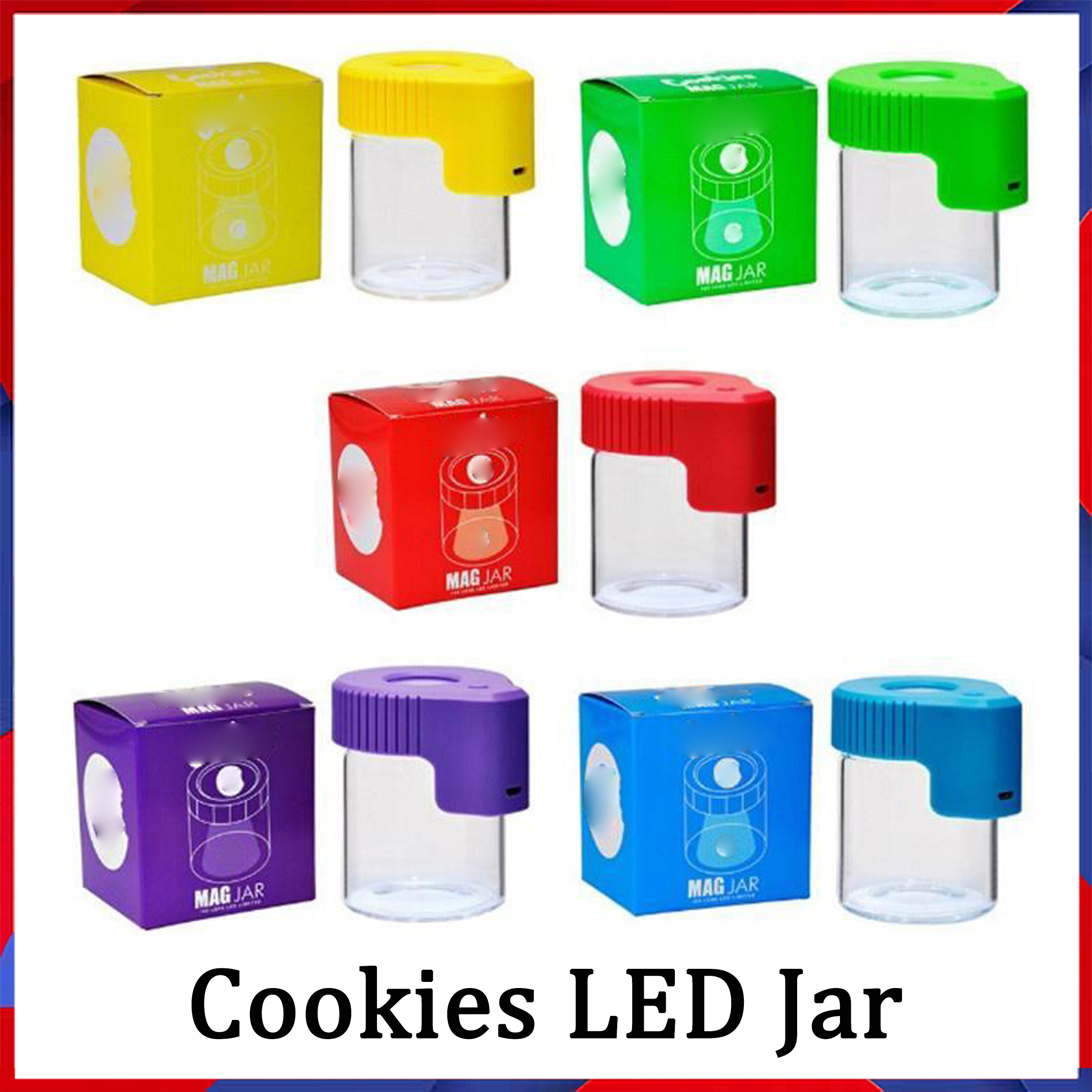 Wholesale Cookies LED Storage Jar Magnifying Stash Container Battery Rechargable 155ml Mag Glowing Vacuum Bottle for Dry Herb Tobacco Gummies Edible
Wholesale Cookies LED Storage Jar Magnifying Stash Container Battery Rechargable 155ml Mag Glowing Vacuum Bottle for Dry Herb Tobacco Gummies Edible