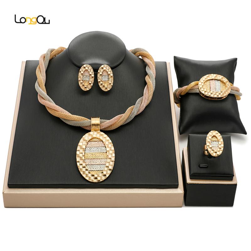 Earrings & Necklace Longqu Dubai Gold Colorful Design Jewelry Set 2022 Nigerian Woman Wedding Joyería Fashion African Bridal, Silver
Earrings & Necklace Longqu Dubai Gold Colorful Design Jewelry Set 2022 Nigerian Woman Wedding Joyería Fashion African Bridal, Silver