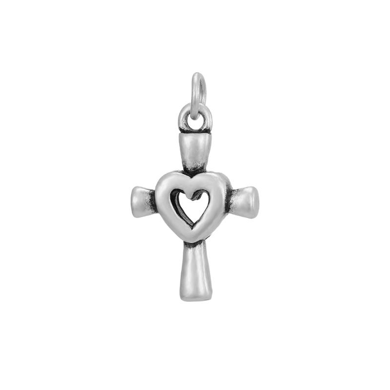 Charms Visunion Heart Cross Pattern Accessory For Jewelry DIY Making Stainless Steel Custom Friends Family Gift, Bronze;silver
Charms Visunion Heart Cross Pattern Accessory For Jewelry DIY Making Stainless Steel Custom Friends Family Gift, Bronze;silver