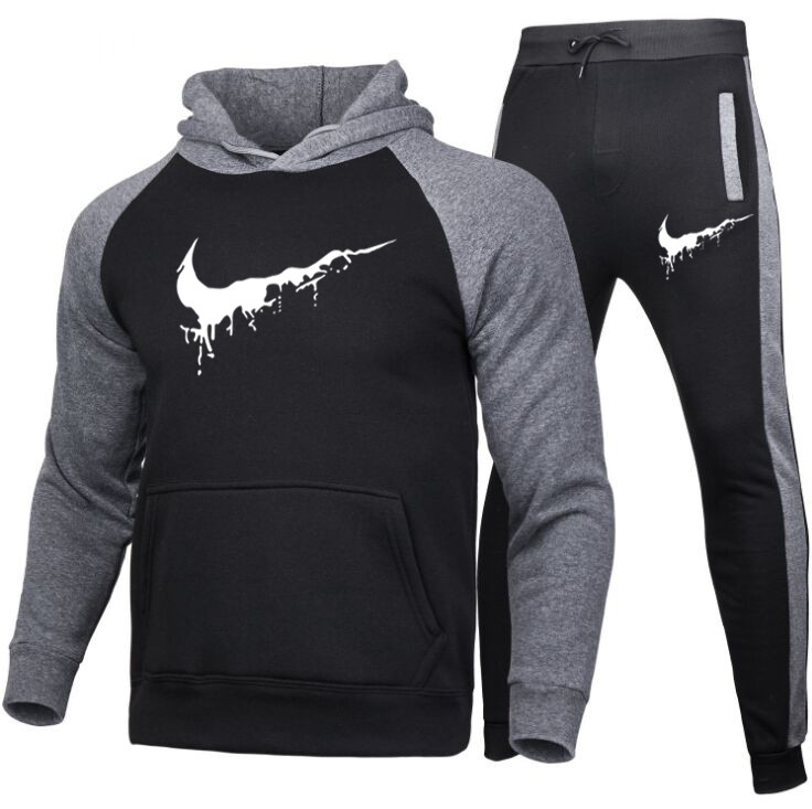 Mens Set Casual Fleece 2 Piece Sets Sweatshirt + Pants Male Tracksuit Sporting Sweat Suits Man Fashion Sportswear
Mens Set Casual Fleece 2 Piece Sets Sweatshirt + Pants Male Tracksuit Sporting Sweat Suits Man Fashion Sportswear
