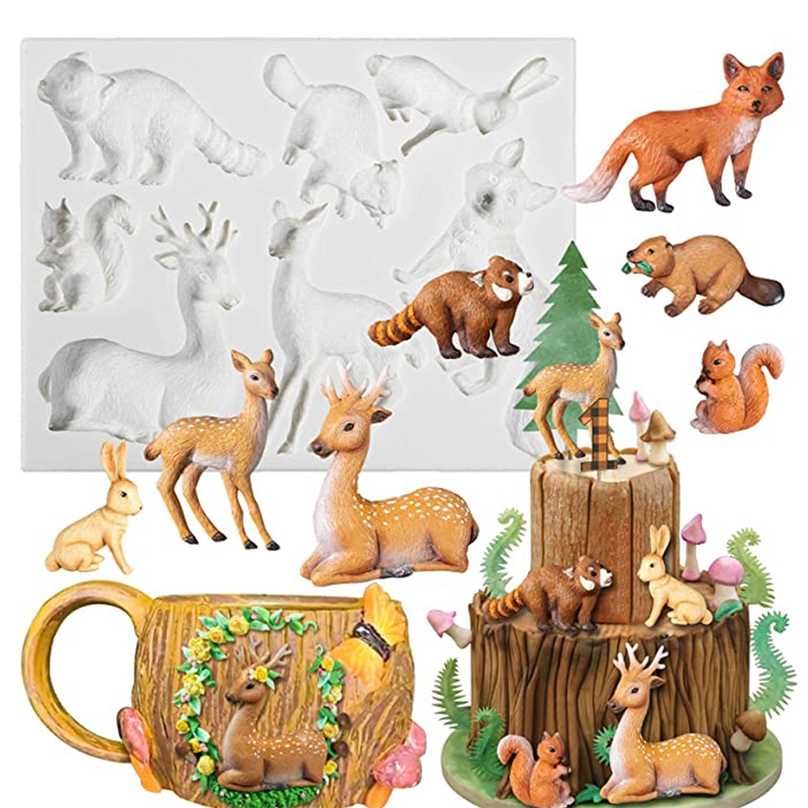 Animal Silicone cake mold fondant molds cake decorating tools chocolate gumpaste mold fondant tools soap mold 220110
Animal Silicone cake mold fondant molds cake decorating tools chocolate gumpaste mold fondant tools soap mold 220110