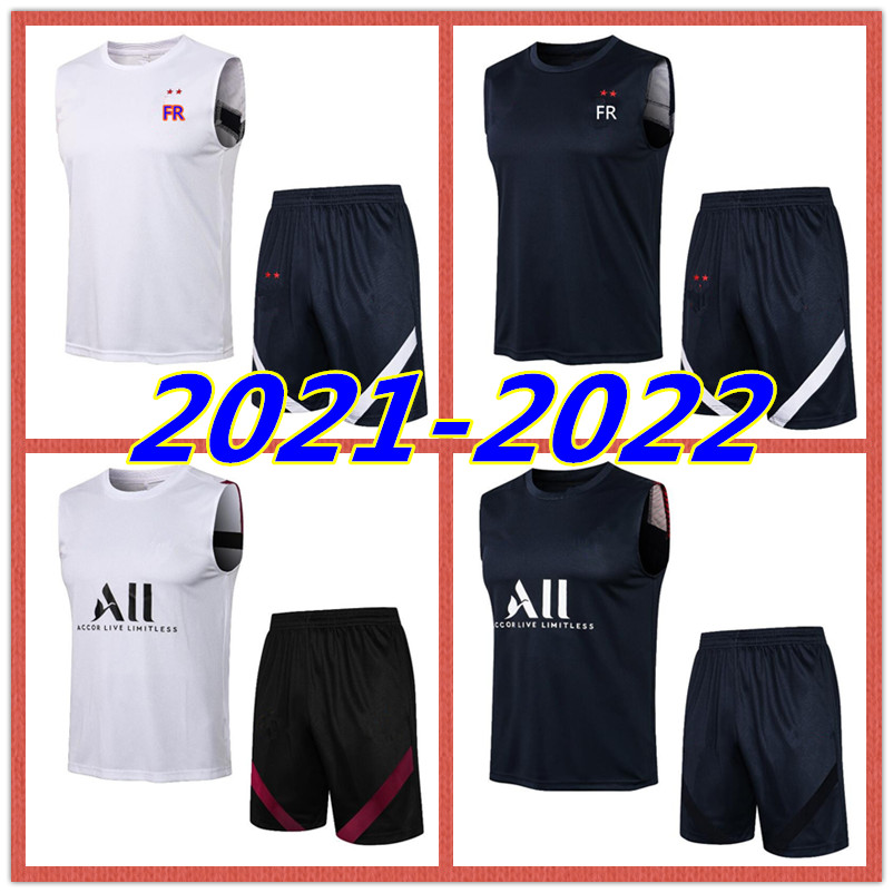2021 France soccer Jersey Shorts Sleeveless vest mbappe 21 22 survêtements SWEATER PARIS TRACKSUIT Training suit chandal set, Black
2021 France soccer Jersey Shorts Sleeveless vest mbappe 21 22 survêtements SWEATER PARIS TRACKSUIT Training suit chandal set, Black