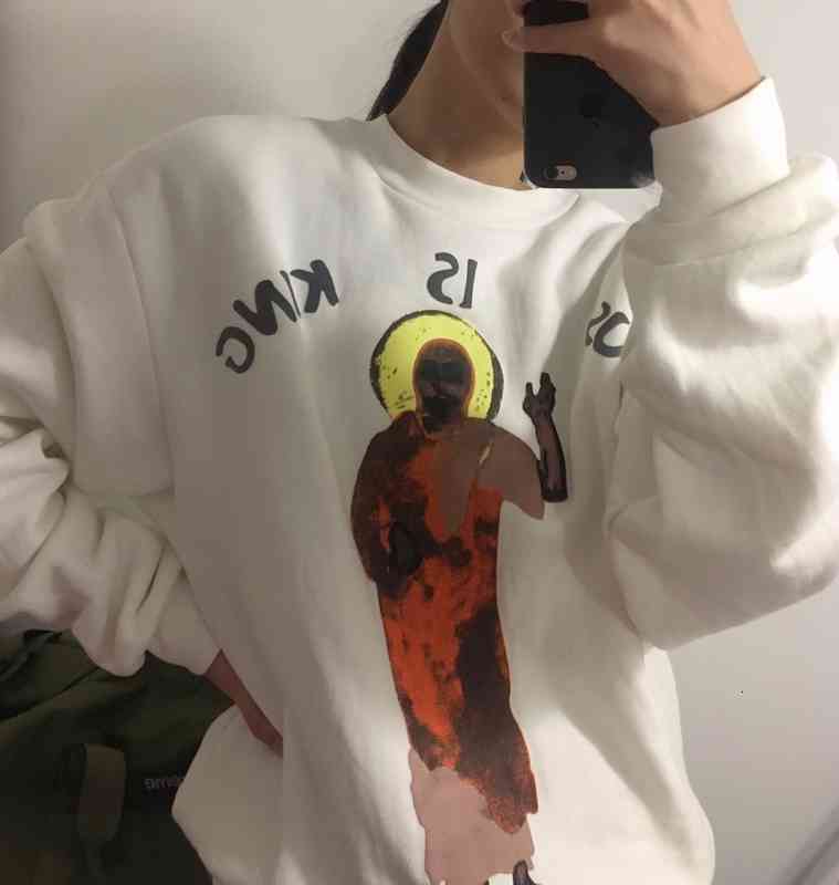 Men's Hoodies & Sweatshirts High Quality sweatshirts Fashion Europe and the United States Round Collar Jersey Kanye West Jesus is king neck Plush sweater tops WQUG, 1# shoe box
Men's Hoodies & Sweatshirts High Quality sweatshirts Fashion Europe and the United States Round Collar Jersey Kanye West Jesus is king neck Plush sweater tops WQUG, 1# shoe box