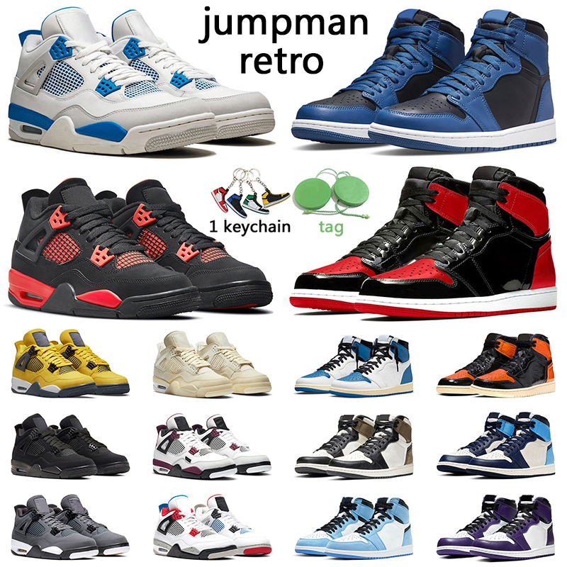 4s Military Blue Basketball Shoes UNC Red Thunder Oreo Men Women Jumpman1s Dark Marina Blue Mens Trainer, # 5
4s Military Blue Basketball Shoes UNC Red Thunder Oreo Men Women Jumpman1s Dark Marina Blue Mens Trainer, # 5