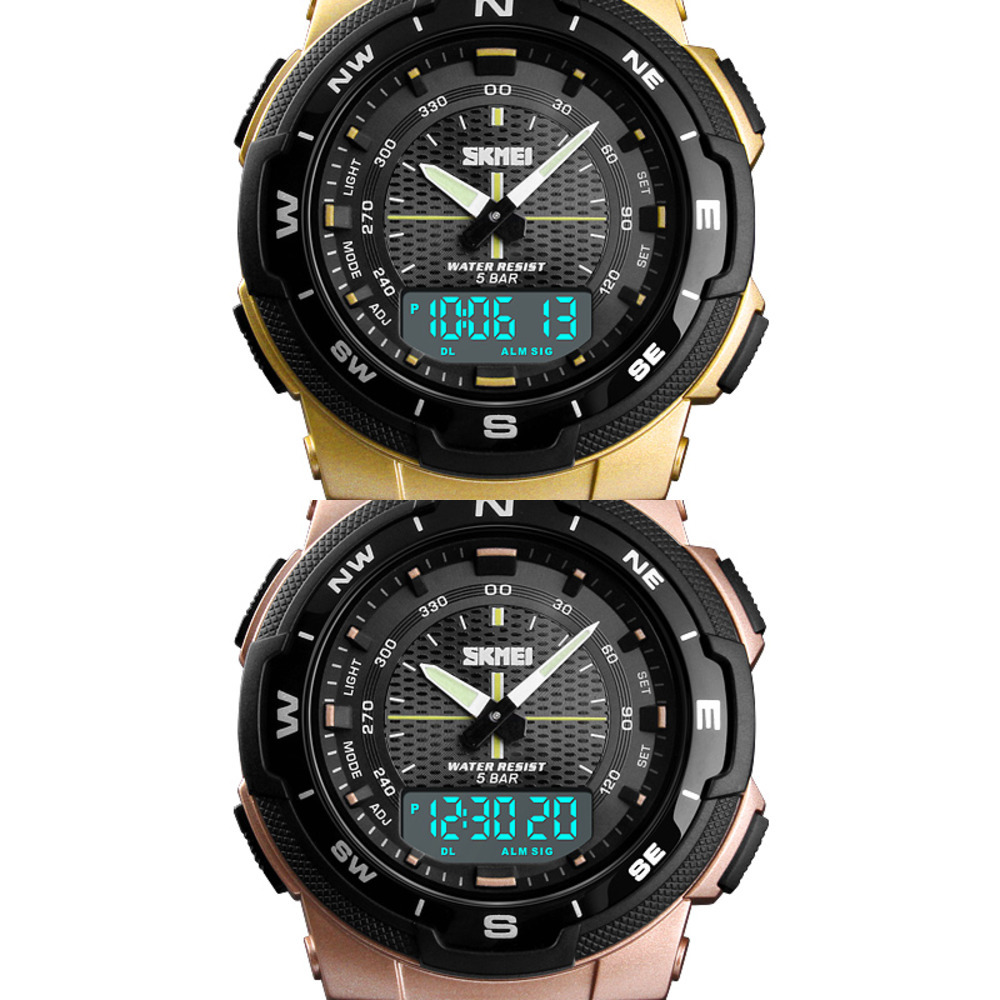 Sports Watches Men Top Brand Fashion Quartz Watches Luxury Steel BusinWaterproof Watch Male Clocks Relogio Masculino SKMEI X0524, Gold
Sports Watches Men Top Brand Fashion Quartz Watches Luxury Steel BusinWaterproof Watch Male Clocks Relogio Masculino SKMEI X0524, Gold