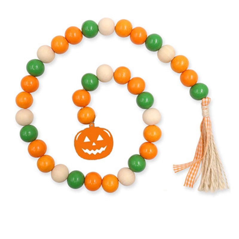 Halloween Pumpkin Wood Bead String Home Decor Wooden Beads Creative Hemp Rope Tassel Beaded Pendant Nordic Style Country Decoration 2311 Y2
Halloween Pumpkin Wood Bead String Home Decor Wooden Beads Creative Hemp Rope Tassel Beaded Pendant Nordic Style Country Decoration 2311 Y2