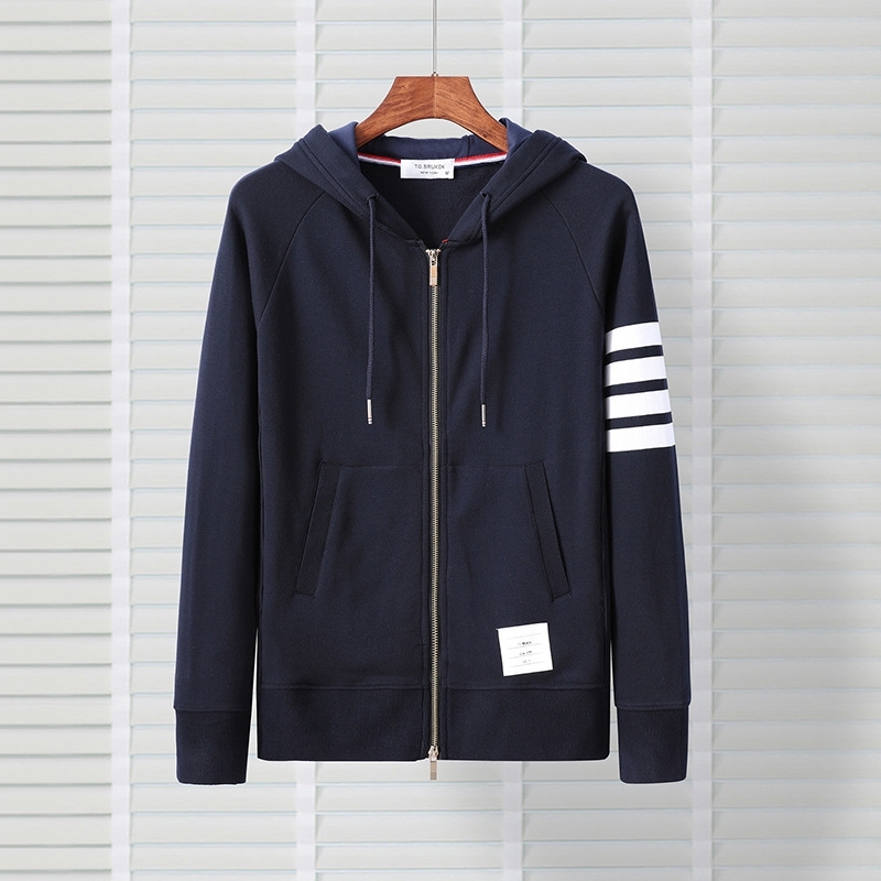 New men's leisure sports street fashion slim TB comfortable breathable Tom coat, Black
New men's leisure sports street fashion slim TB comfortable breathable Tom coat, Black