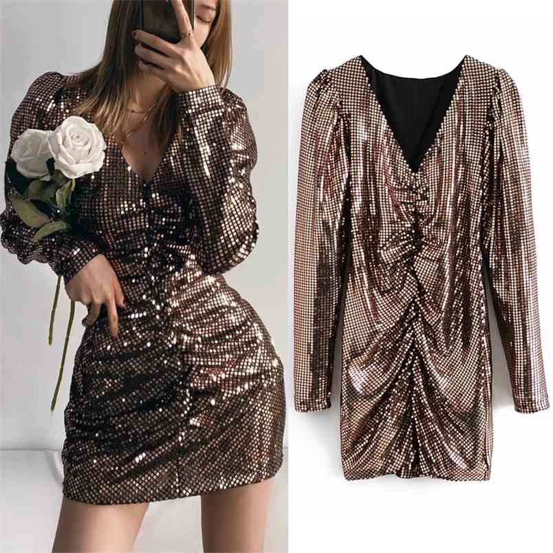 Rose Gold Sequin Party Dress Women Winter Ruched Long Sleeve Mini Sexy es Ladies Slim Vintage Glitter 210519
Rose Gold Sequin Party Dress Women Winter Ruched Long Sleeve Mini Sexy es Ladies Slim Vintage Glitter 210519