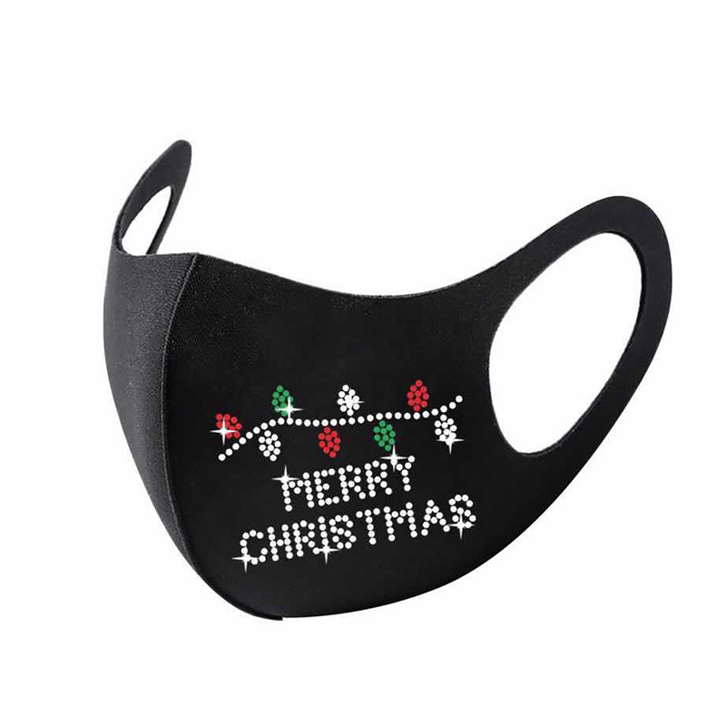 2021 Christmas rhinestone mask holiday decoration masks hanging ear type anti-dust cotton face-mask
2021 Christmas rhinestone mask holiday decoration masks hanging ear type anti-dust cotton face-mask