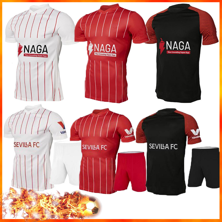 21 22 Newest Sevilla Soccer Jerseys I.RAKITIC PAPU GÓMEZ J.NAVAS Home White Men Kids Away Red Shirt DE JONG SUSO 3rd Black Football Uniforms for man, Black;yellow
21 22 Newest Sevilla Soccer Jerseys I.RAKITIC PAPU GÓMEZ J.NAVAS Home White Men Kids Away Red Shirt DE JONG SUSO 3rd Black Football Uniforms for man, Black;yellow
