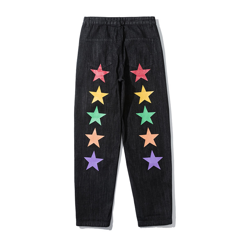 Embroidery Letter Mens Jeans Pants Streetwear Washed Retro Straight Denim Trousers Oversize Loose Casual Pants, Black
Embroidery Letter Mens Jeans Pants Streetwear Washed Retro Straight Denim Trousers Oversize Loose Casual Pants, Black