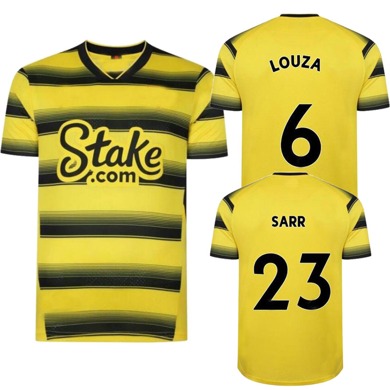 21 22 FC WATFORD soccer jerseys 2021 2022 LOUZA KING Joao Pedro CHERNANDEZ DENNIS SARR Sissoko football shirts home away third tops thailand quality kids set socks, 2122
21 22 FC WATFORD soccer jerseys 2021 2022 LOUZA KING Joao Pedro CHERNANDEZ DENNIS SARR Sissoko football shirts home away third tops thailand quality kids set socks, 2122