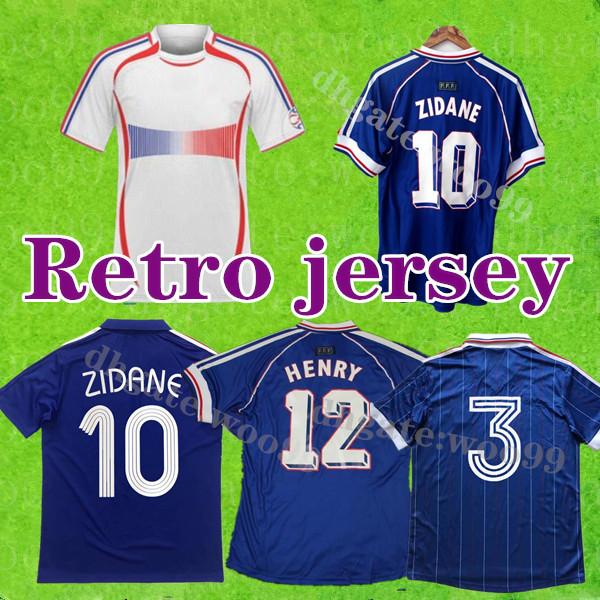 10 ZIDANE soccer jersey 1998 FRANCE RETRO VINTAGE HENRY MAILLOT DE FOOT 82 98 02 04 Thailand Quality uniforms Football Jerseys Men shirt, 2002
10 ZIDANE soccer jersey 1998 FRANCE RETRO VINTAGE HENRY MAILLOT DE FOOT 82 98 02 04 Thailand Quality uniforms Football Jerseys Men shirt, 2002
