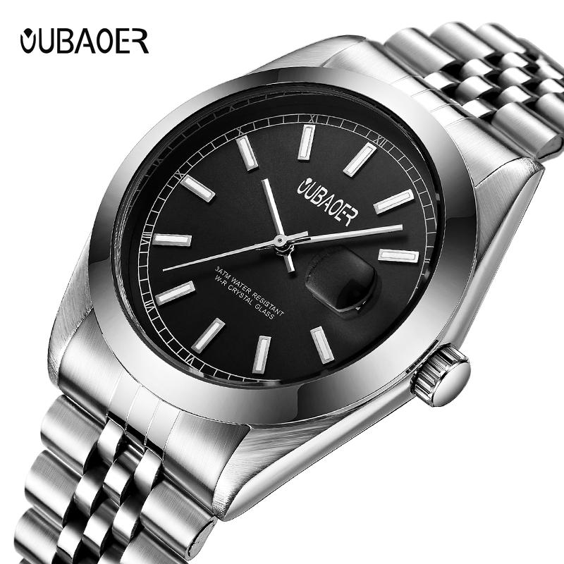 Wristwatches 2021 OUBAOER Men Quartz Watch Automatic Date Sport Watches Fashion Luxury Famous Design Male Stainless Steel Clock Relojes, Slivery;brown
Wristwatches 2021 OUBAOER Men Quartz Watch Automatic Date Sport Watches Fashion Luxury Famous Design Male Stainless Steel Clock Relojes, Slivery;brown