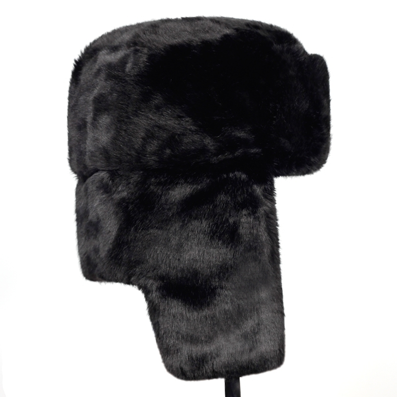 58Winter Men Hat Fur Warm Windproof Cap Lei Feng Bomber Faux Ear Flap s Black Ski Trooper Trapper Cold Anti Snow Hats
58Winter Men Hat Fur Warm Windproof Cap Lei Feng Bomber Faux Ear Flap s Black Ski Trooper Trapper Cold Anti Snow Hats