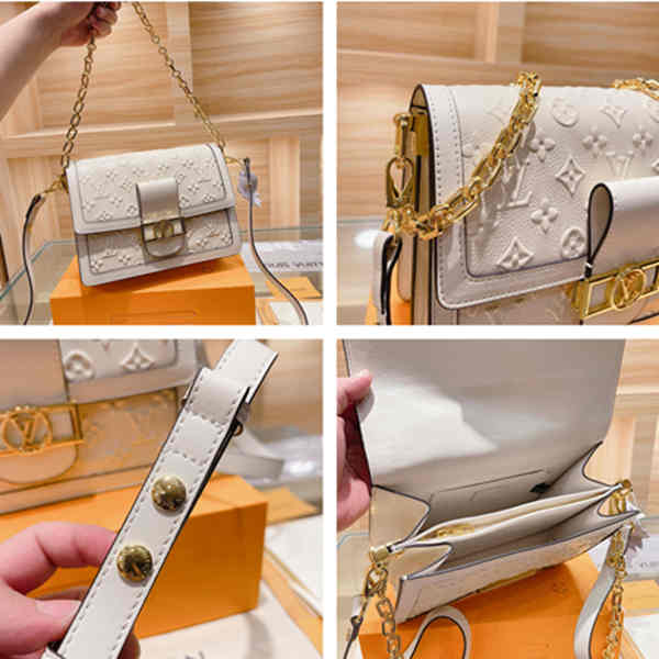 Shoulder Bags DAUPHINE handbags crossbody women mens Luxurys Designer Genuine Leather Messenger bag Embossed Purses, Addbox
Shoulder Bags DAUPHINE handbags crossbody women mens Luxurys Designer Genuine Leather Messenger bag Embossed Purses, Addbox