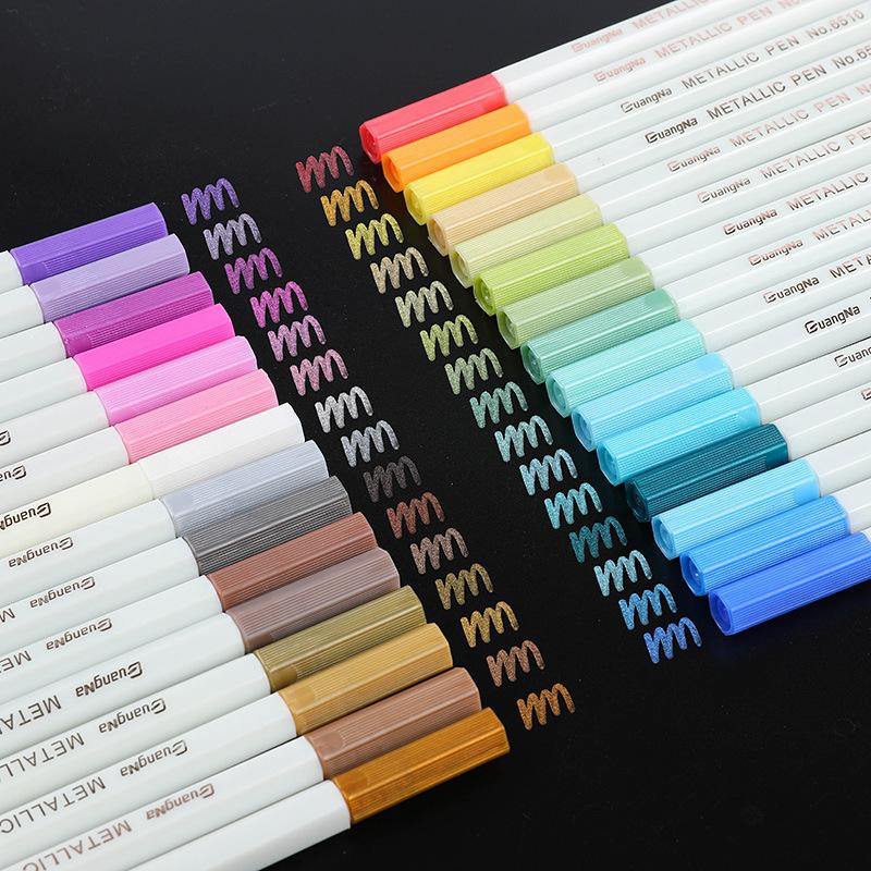 Gift Sets DIY Metal Color Po Brush Black Card Soft Hair Decoration Hand Account Stationery Colores Drawing Paint Back To School
Gift Sets DIY Metal Color Po Brush Black Card Soft Hair Decoration Hand Account Stationery Colores Drawing Paint Back To School