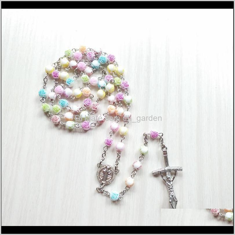 Pendant Necklaces Pendants Jewelry Drop Delivery 2021 Catholic Cross Rosary For Women Long Acrylic Rose Flower Beads Religious Necklace 94Vp8
Pendant Necklaces Pendants Jewelry Drop Delivery 2021 Catholic Cross Rosary For Women Long Acrylic Rose Flower Beads Religious Necklace 94Vp8