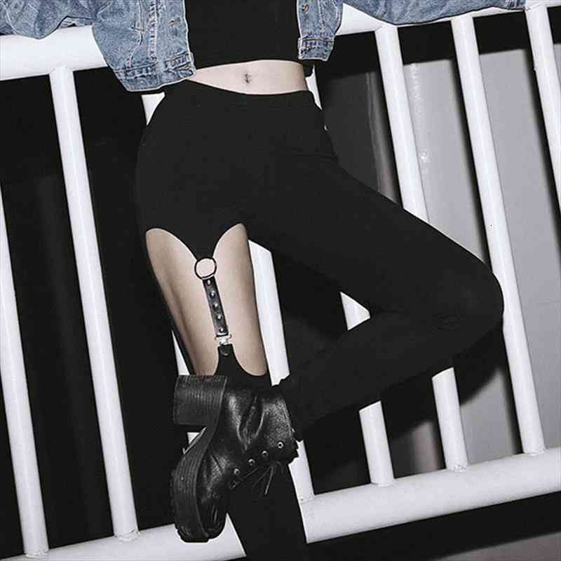 harajuku leather strap hollow rivet womens leggings garter hanging club style out pants street dance, Black
harajuku leather strap hollow rivet womens leggings garter hanging club style out pants street dance, Black
