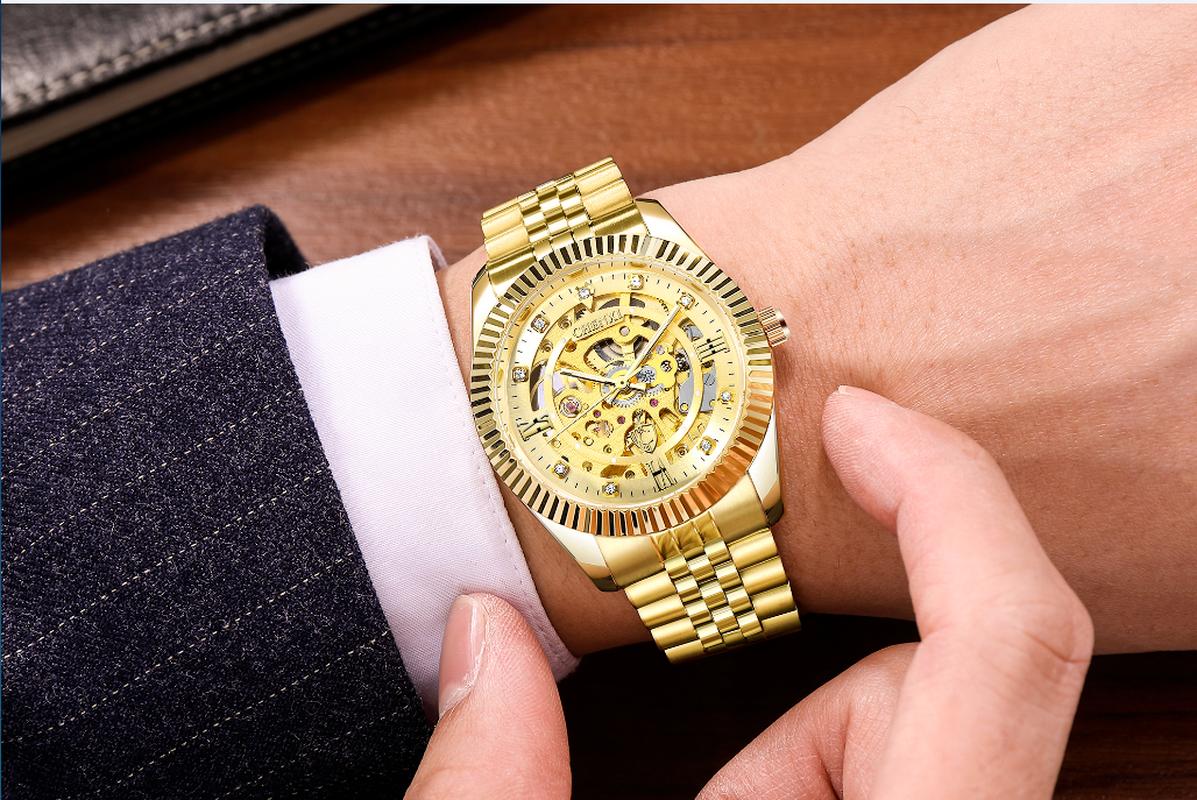 Wristwatches CHENXI Men's Mechanical Watch Business Casual Waterproof Luminous Automatic Luxury Steel Belt Hollow Fashion Trend WA215, 01
Wristwatches CHENXI Men's Mechanical Watch Business Casual Waterproof Luminous Automatic Luxury Steel Belt Hollow Fashion Trend WA215, 01