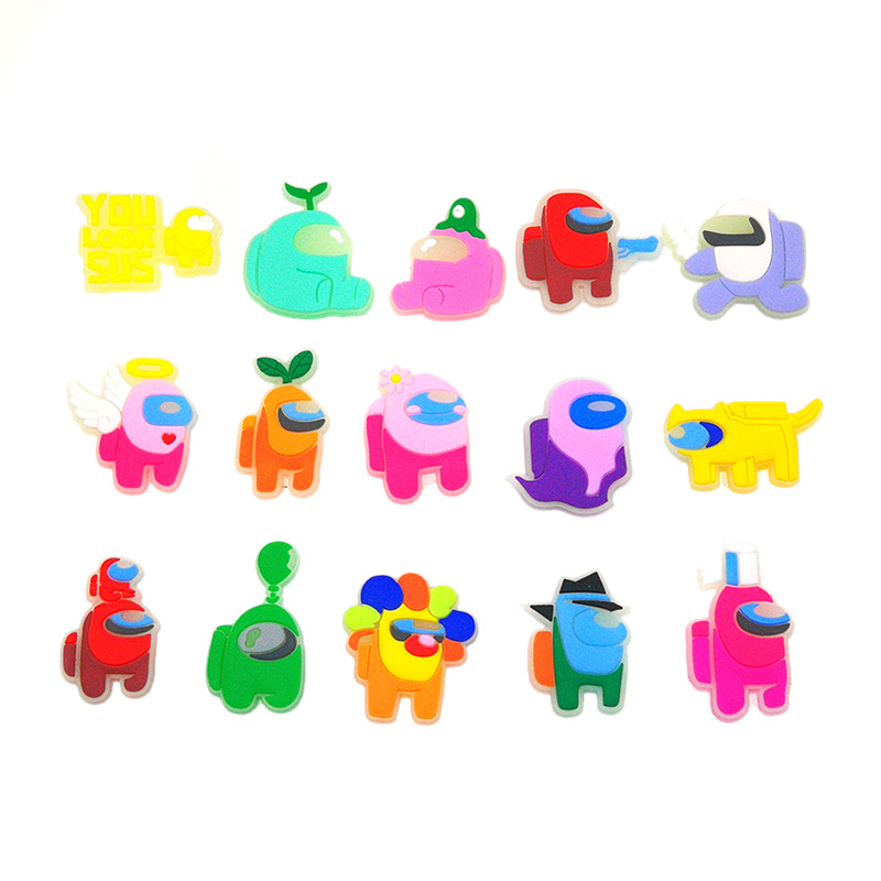 MOQ=20pcs + hot game glow luminous shoe charms wholesale jibitz for croc soft rubber PVC charm accessories plastic ornaments glowing up in the dark, White;pink
MOQ=20pcs + hot game glow luminous shoe charms wholesale jibitz for croc soft rubber PVC charm accessories plastic ornaments glowing up in the dark, White;pink