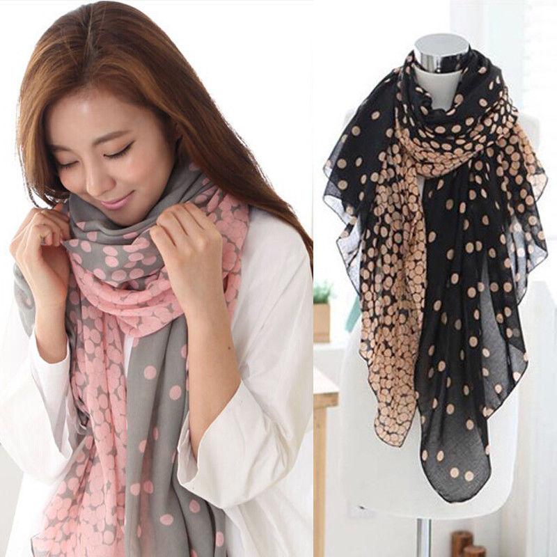 Scarves Chiffon Fashion Women Long Polka Dot Printed Scarf Ladies Shawl Wrap Muffler Comfortable Elegant Tippet Female Clothes
Scarves Chiffon Fashion Women Long Polka Dot Printed Scarf Ladies Shawl Wrap Muffler Comfortable Elegant Tippet Female Clothes