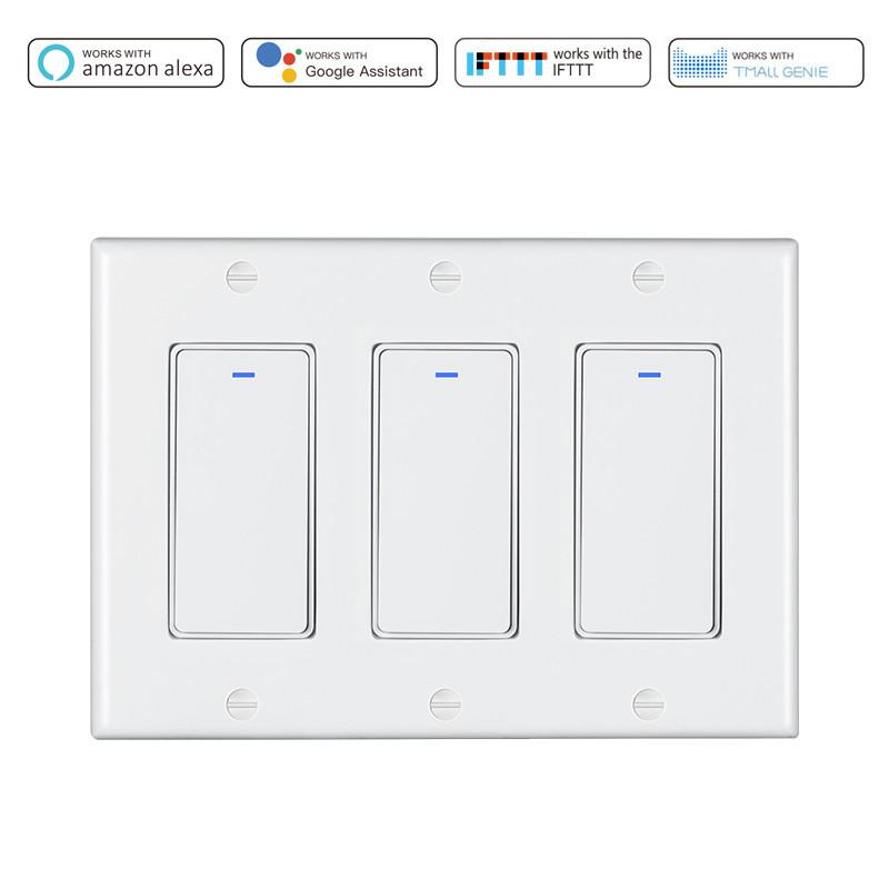 Smart Home Control Wifi Remote One Three Open Switch Mobile Phone Voice Timing Button
Smart Home Control Wifi Remote One Three Open Switch Mobile Phone Voice Timing Button