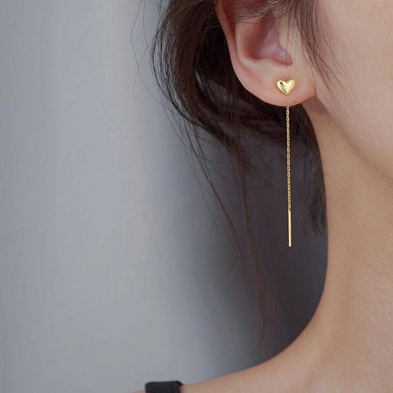 Dangle & Chandelier IngeSight.Z Titanium Steel Long Tassel Earrings Elegant Small Ball Love Heart Drop For Women Girls Jewelry Gifts, Silver
Dangle & Chandelier IngeSight.Z Titanium Steel Long Tassel Earrings Elegant Small Ball Love Heart Drop For Women Girls Jewelry Gifts, Silver