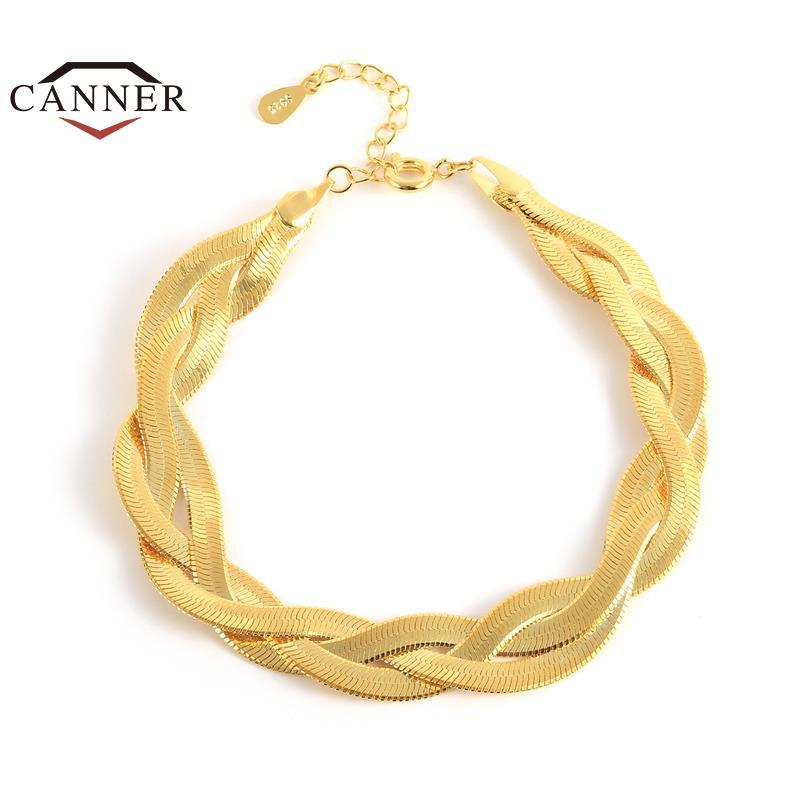 Charm Bracelets CANNER Minimalist Gold Color Copper For Women Fashion Jewelry Geometric Layered Hand Chain Bracelet Gifts Girls
Charm Bracelets CANNER Minimalist Gold Color Copper For Women Fashion Jewelry Geometric Layered Hand Chain Bracelet Gifts Girls