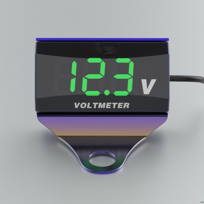 8V-150V Led Digital Display Voltmeter Car Motor Voltage Gauge Panel Meter Met Beugel