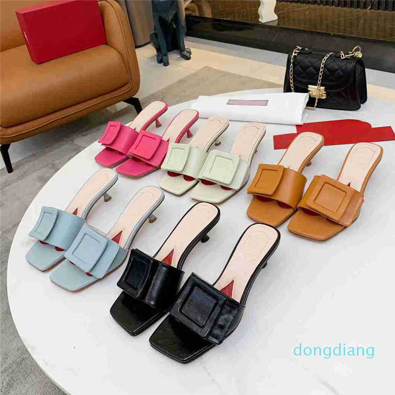 Square Buckle Slippers Leather Sandals Fashion High Heels Open toes Slides Summer Squares Toe Sandal Party Wedding Slipper, Color 2
Square Buckle Slippers Leather Sandals Fashion High Heels Open toes Slides Summer Squares Toe Sandal Party Wedding Slipper, Color 2