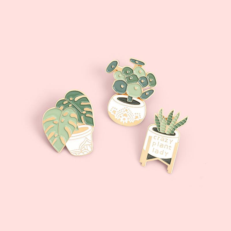 Pins, Brooches LAMEMDEE Creative Cartoon Meaty Plant Potted Aloe Leaf Brooch Jewelry Personality Letter Badge
Pins, Brooches LAMEMDEE Creative Cartoon Meaty Plant Potted Aloe Leaf Brooch Jewelry Personality Letter Badge