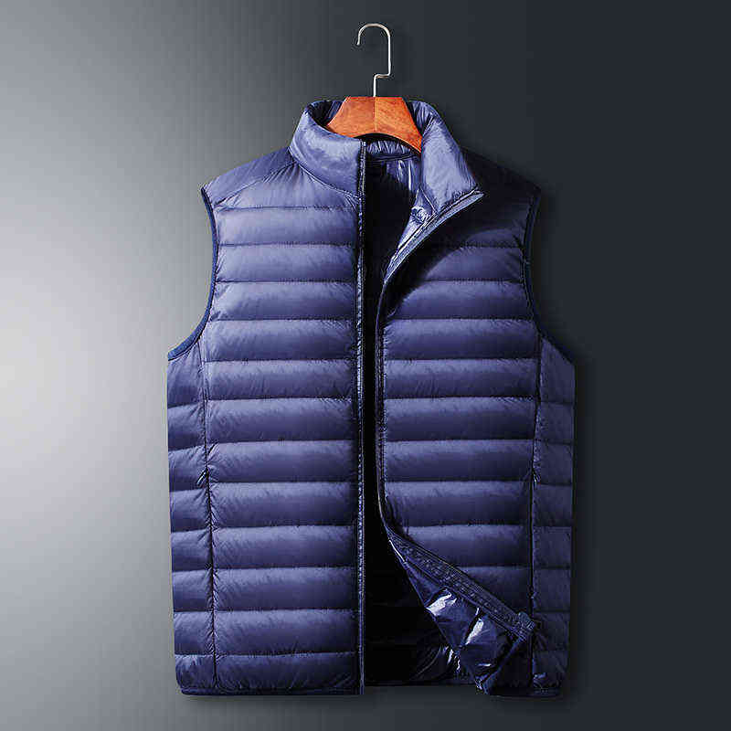 Men Down Vest without sleeves Winter Mens Sleeveless Jacket Coats Fashion Male Padded Vests Men Thicken Waistcoats 211111