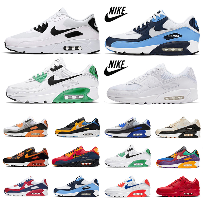 Air max 90 mens running shoes University Blue Triple White black red UNC Cool Grey Ultramarine Ultra 2.0 Essential Infrared 90s men women trainers sports sneakers, Color#11
Air max 90 mens running shoes University Blue Triple White black red UNC Cool Grey Ultramarine Ultra 2.0 Essential Infrared 90s men women trainers sports sneakers, Color#11