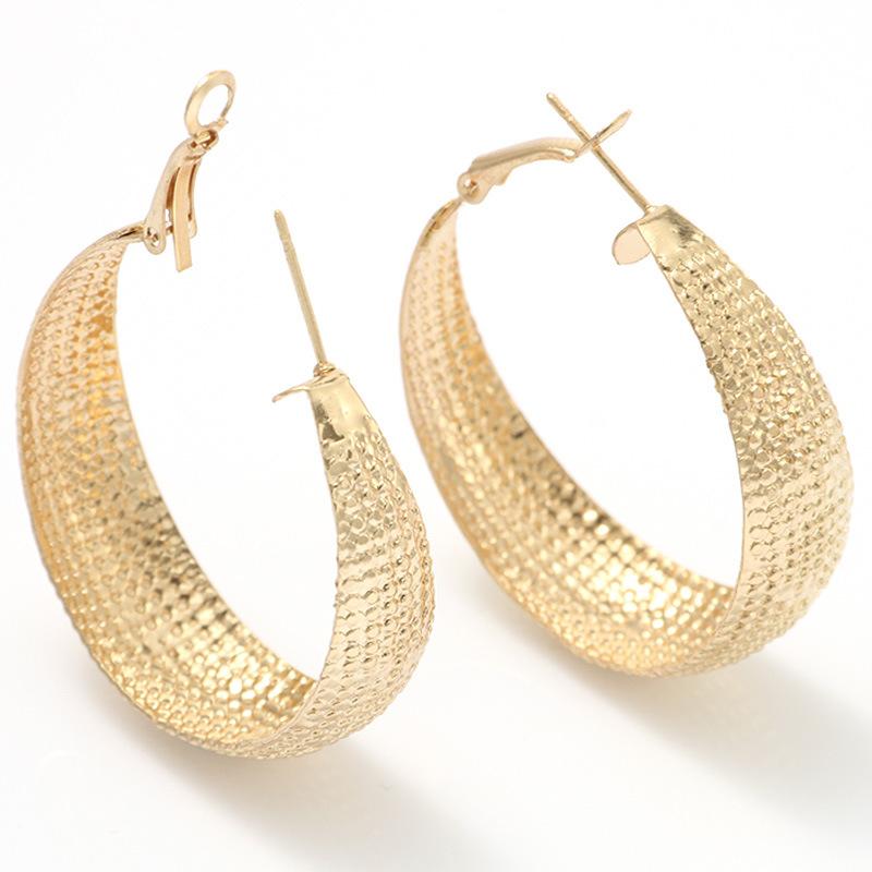 Dreamtop Punk Wide Hoop Earrings Jewelry Gold Color Maxi For Women Gift Metal Geometric Earings Pendientes E119 & Huggie, Golden;silver
Dreamtop Punk Wide Hoop Earrings Jewelry Gold Color Maxi For Women Gift Metal Geometric Earings Pendientes E119 & Huggie, Golden;silver