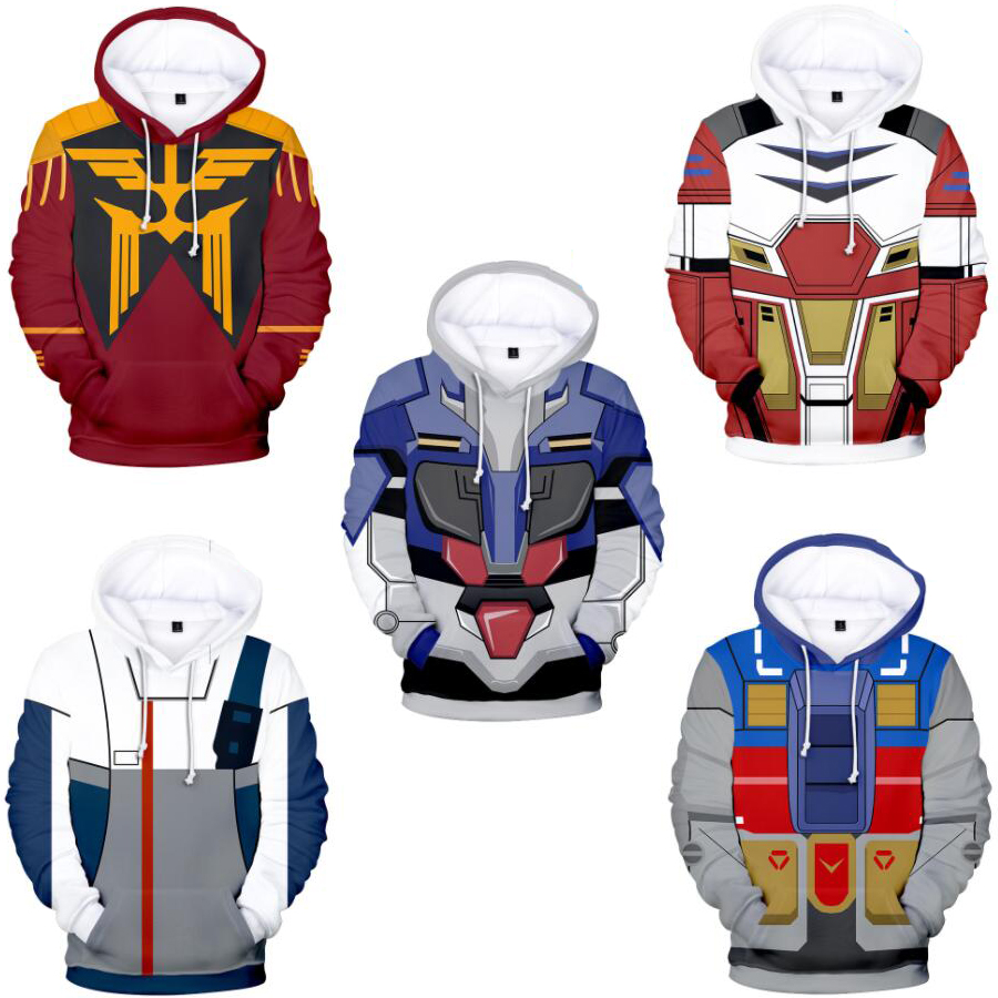 Anime Gundam 3D Print Oversized Women/Men Hoodie Sweatshirt Harajuku Streetwear Hip Hop Pullover Hooded Jacket Cosplay Costume, 009
Anime Gundam 3D Print Oversized Women/Men Hoodie Sweatshirt Harajuku Streetwear Hip Hop Pullover Hooded Jacket Cosplay Costume, 009