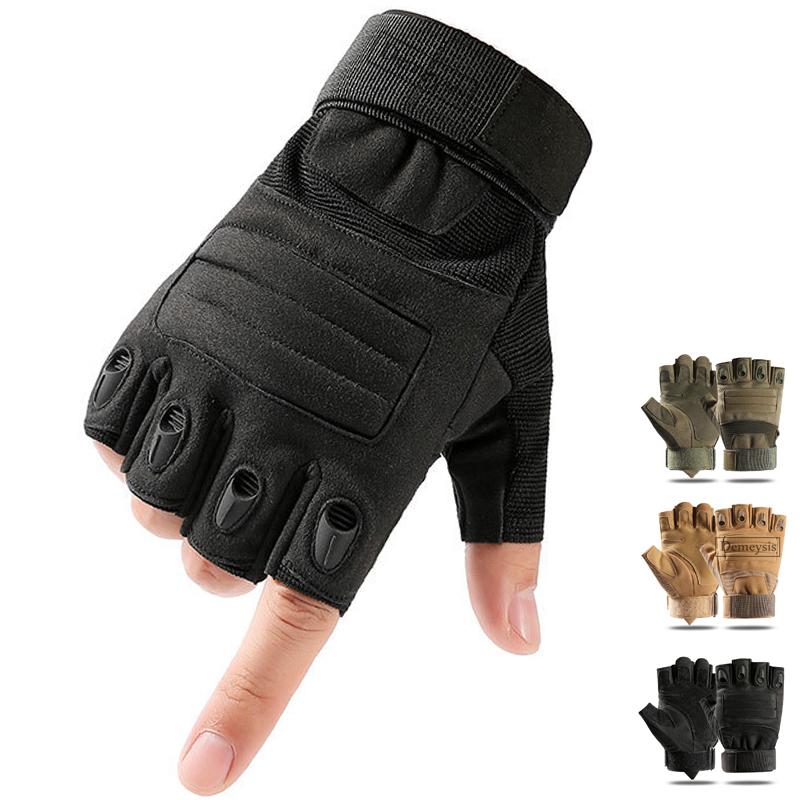 Sports Gloves Tactical Half Finger Men's Army Military Combat Paintball Duty Fingerless Glove, Black
Sports Gloves Tactical Half Finger Men's Army Military Combat Paintball Duty Fingerless Glove, Black