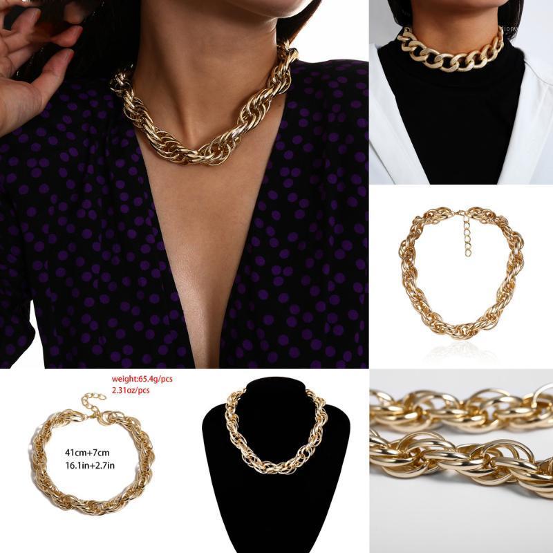 Punk Gothic Big Chunky Chain Choker Necklace Collar Accessories Steampunk Men Cuban Thick Twist For Women Jewelry Chains
Punk Gothic Big Chunky Chain Choker Necklace Collar Accessories Steampunk Men Cuban Thick Twist For Women Jewelry Chains