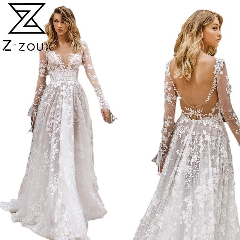 Women Dress Temperament White Lace Deep V Neck Long Sleeve Party es Backless Large Hem Sexy Maxi es 210524
Women Dress Temperament White Lace Deep V Neck Long Sleeve Party es Backless Large Hem Sexy Maxi es 210524