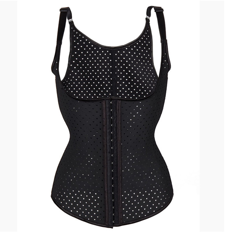 Woman Bustiers Air Hole Breathable Sexy Black Body Girdles Shapers Women Butt Weight Loss Vest Corset Waist Trainer Vest Control Underwear
Woman Bustiers Air Hole Breathable Sexy Black Body Girdles Shapers Women Butt Weight Loss Vest Corset Waist Trainer Vest Control Underwear
