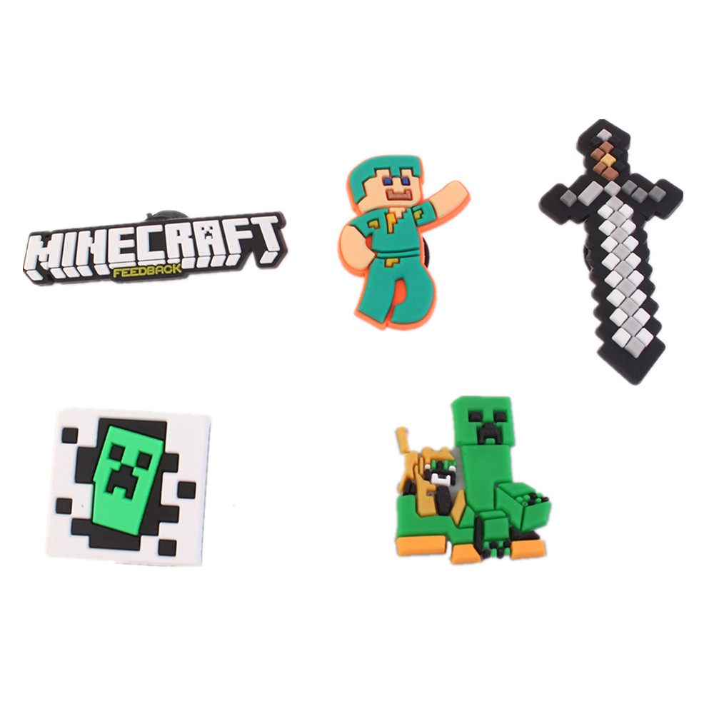 Wholesale Custom game Soft Pvc Cartoon Croc Shoe Charms Luxury Shoe Accessories The box button is a gift for children
Wholesale Custom game Soft Pvc Cartoon Croc Shoe Charms Luxury Shoe Accessories The box button is a gift for children