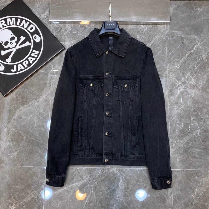 hearts Sanskrit embroidery Chrome skinned denim front special silver badge leather embroidery, Black;brown
hearts Sanskrit embroidery Chrome skinned denim front special silver badge leather embroidery, Black;brown