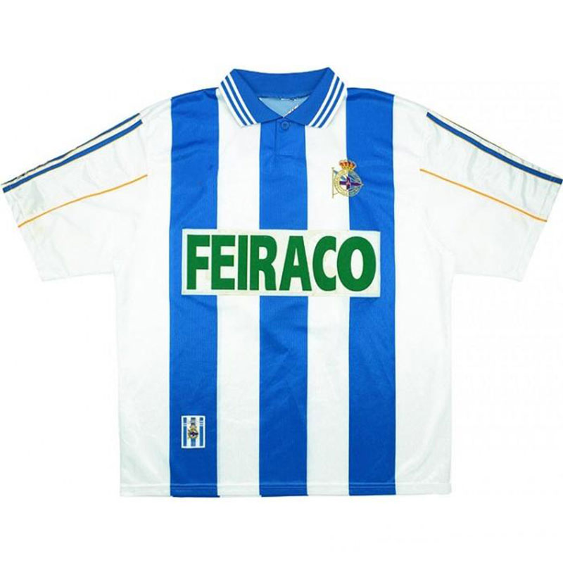 1999 2000 Deportivo de La Coruna retro soccer jersey 98 00 depor home vintage MAKAAY MAURO SILVA FRAN DJALMINHA classic football shirt, 99 00
1999 2000 Deportivo de La Coruna retro soccer jersey 98 00 depor home vintage MAKAAY MAURO SILVA FRAN DJALMINHA classic football shirt, 99 00