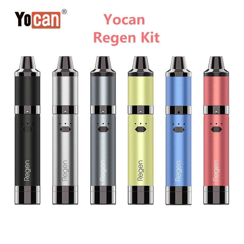 Authentic YOCAN REGEN Disposable Pod Device Kit Starter kits 1100mAh Battery Diameter 19mm 6 colors for choose 15 seconds safty cut-off Buil
Authentic YOCAN REGEN Disposable Pod Device Kit Starter kits 1100mAh Battery Diameter 19mm 6 colors for choose 15 seconds safty cut-off Buil