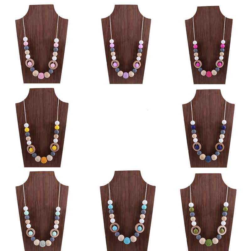 1pc Teething Necklace Baby Teether Food Grade Perle Silicone Beads For Kid Crochet Nurse Accessories Gifts Montessori Toys
1pc Teething Necklace Baby Teether Food Grade Perle Silicone Beads For Kid Crochet Nurse Accessories Gifts Montessori Toys