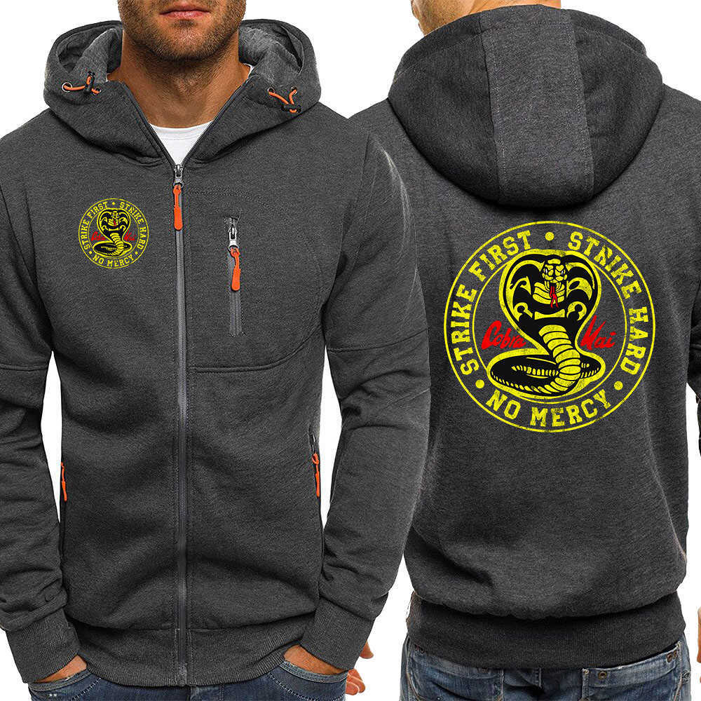 Hoody 2021 Cobra Kai Printing Autumn Male Zipper Hoodies Warm Fashion Man Sweatshirt Street Korean Pullover For Men Hip Hop X0610, Black
Hoody 2021 Cobra Kai Printing Autumn Male Zipper Hoodies Warm Fashion Man Sweatshirt Street Korean Pullover For Men Hip Hop X0610, Black