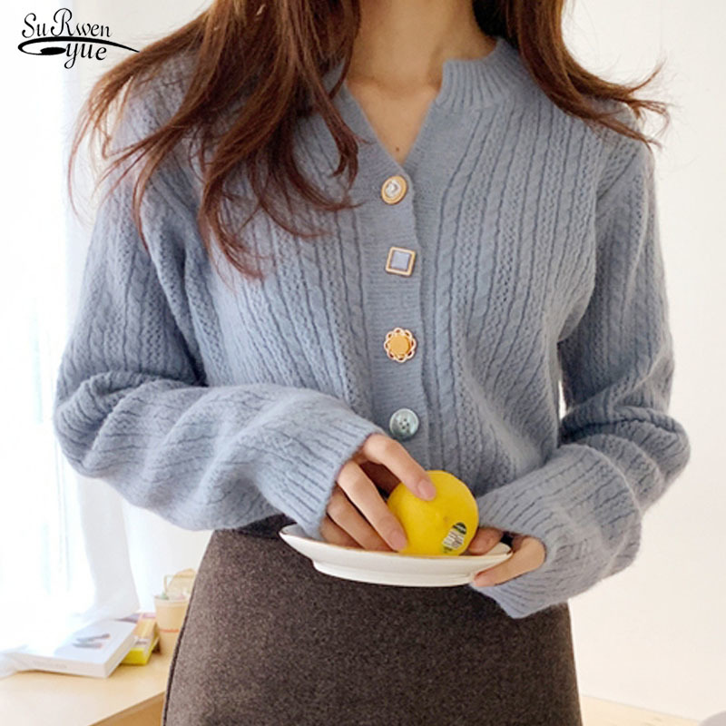 Winter Korean Style V-neck Fashion Striped Sweater Chic Button Twist Solid Cardigan Women Knitted Jumper 11116 210521, Purple
Winter Korean Style V-neck Fashion Striped Sweater Chic Button Twist Solid Cardigan Women Knitted Jumper 11116 210521, Purple