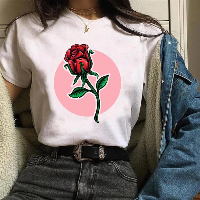 men graphic floral flower short sleeve casual love 90s ladies print clothes tees female mens, White;black
men graphic floral flower short sleeve casual love 90s ladies print clothes tees female mens, White;black