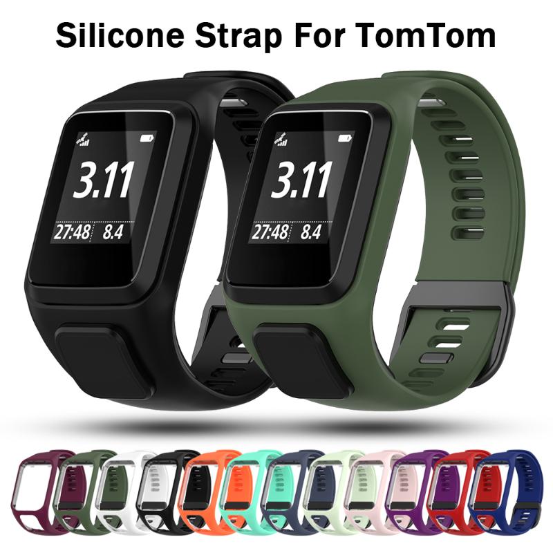 Watch Bands Silicone Band For TomTom 3 2 Series Strap Accessories Watchband Bracelet Replacement Wrist Runer 2/3/2 Cardio/Spark
Watch Bands Silicone Band For TomTom 3 2 Series Strap Accessories Watchband Bracelet Replacement Wrist Runer 2/3/2 Cardio/Spark